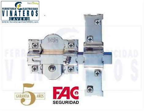 CERROJO, FAC, NIQUELADO, 301R-.80 B-70
