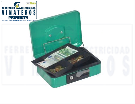 CAJA-ALHAJA, METALICA, PINTADA CUADRA., 2 COLOR