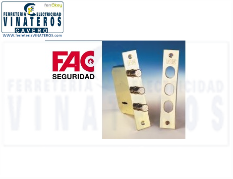 CERRADURA, FAC, EMPOTRAR, 480-B GEMELELAS
