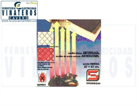 FILTRO CAMPANA, ., CARBON ACTIVADO, 47X57