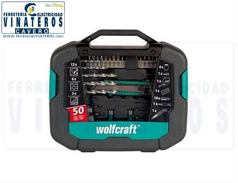 BROCAS-JUEGOS, WOLCRAFT, MALETIN BROCAS, 50 UDAD.