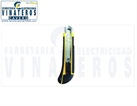 CUTTER, CUCHILLA 18 MM, ALUMINIO, NV100799
