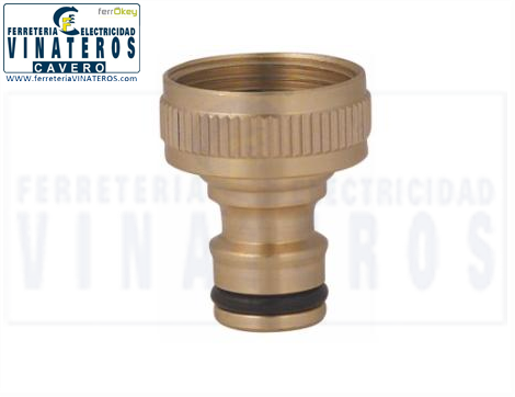 ENLACE MANGUERA, RAPIDO, A GRIFO H 3/4, LATON TY-357