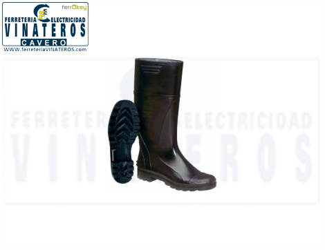 CALZADO, BOTA AGUA, NEGRA, 39