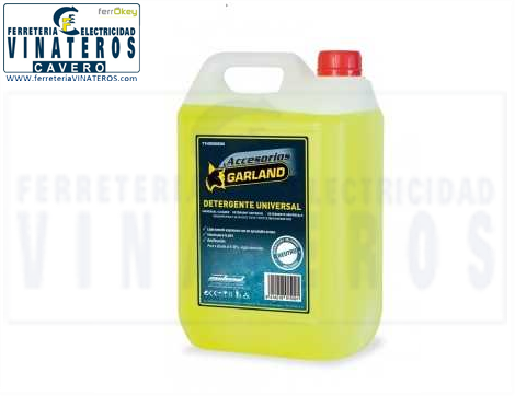 HIDROLAVADORA, GARLAND, DETERGENTE, UNIVERSAL 5 LTS