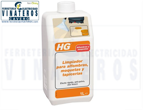 HG, INTERIOR, ALFOMBRA,MOQUET, LIMPIADOR 1L.
