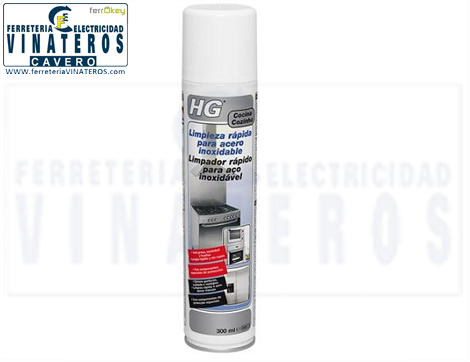 HG, COCINA, LIMPIADOR INOX, RAPIDO 300 ML