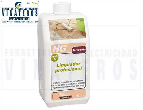 HG, TERRACOTA, LIMPIADOR, PROFESIONAL 1L.