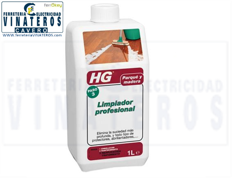 HG, PARQUET, LIMPIADOR, PROFESIONAL 1L.