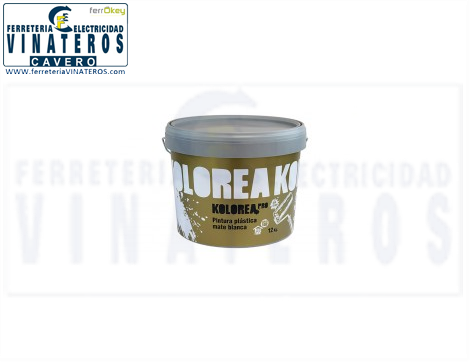 PINTURA, INTERIOR, PLASTIC KOLOREA, 12K BLANCA