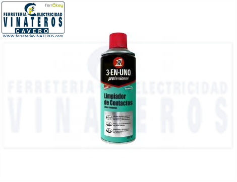 ACEITE, LIMPIADOR, CONTACTOS, 3 EN 1 250 CC.