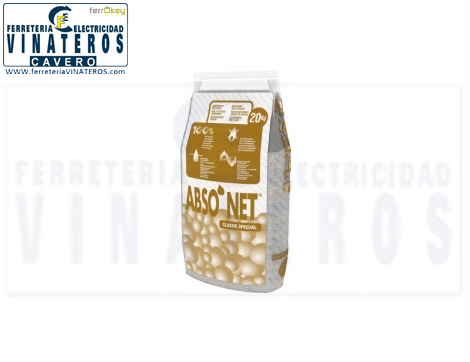 ABSORBEHUMEDAD, ABSONET, SEPIOLITA, 20 KG.