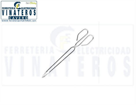 PINZA CARNE, FACKELMANN, COCINA, PALA INOX