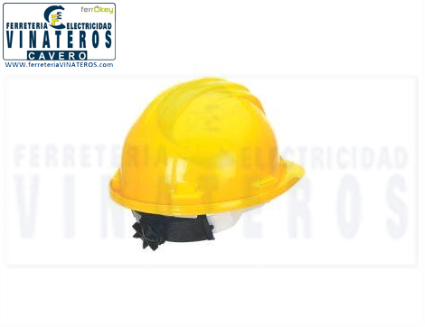 CASCO, OBRA, CON ARNES, AMARILLO