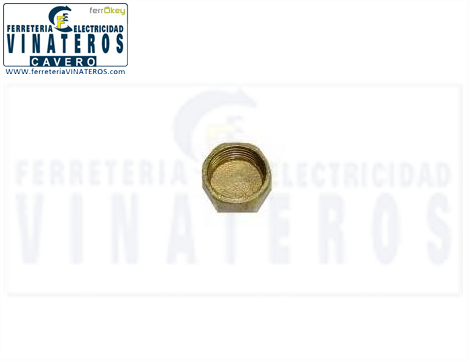PIEZA-LATON, TAPON HEMBRA, 3/4, BAV:700.728