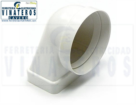 ACC.CALENTADOR, PLASTICO, CODO MIXTO, .