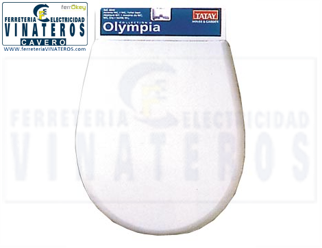 ASIENTO W.C., TATAY, OLIMPIA, BLANCO